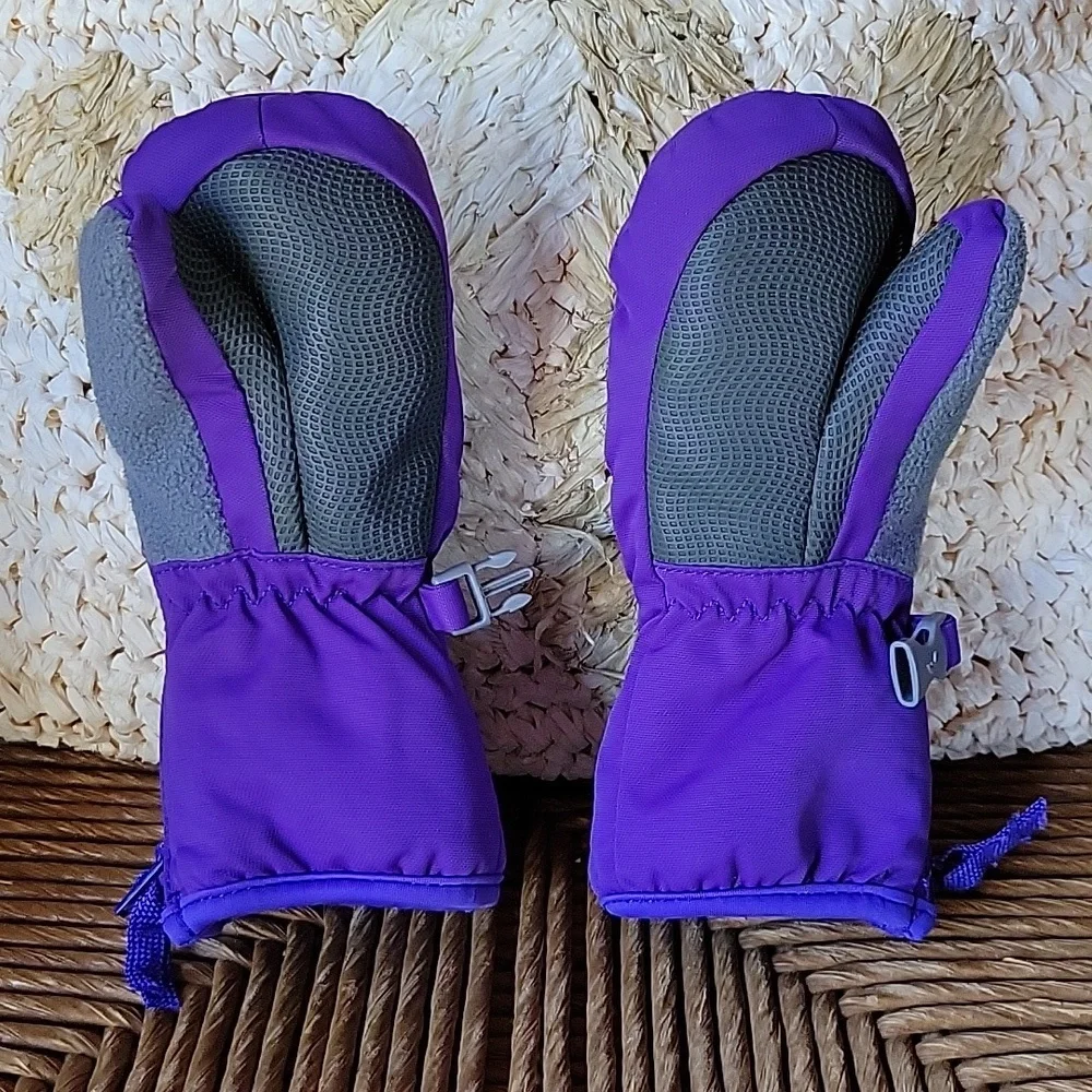 HEAD Junior Ski & Snowboarding Mittens, purple, size XXS (1-2 yrs)
